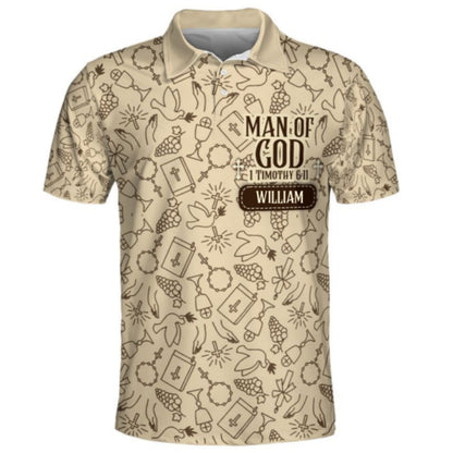 Man Of God | Personalized Polo Shirt