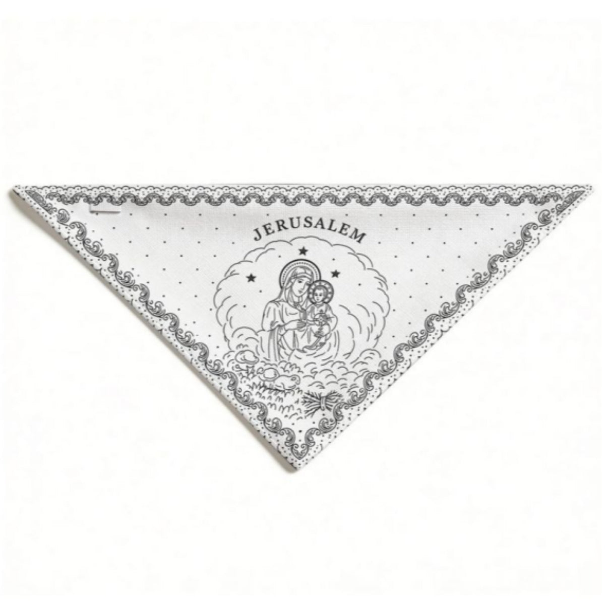 Our Lady Of Jerusalem, Gift For Her - Personalized Shawl Wrap
