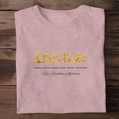 Celebrating A Pastor’s Faithful Life Of Service, Gift For Pastor | Personalized 2D Unisex T-shirt
