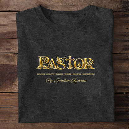 Celebrating A Pastor’s Faithful Life Of Service, Gift For Pastor | Personalized 2D Unisex T-shirt