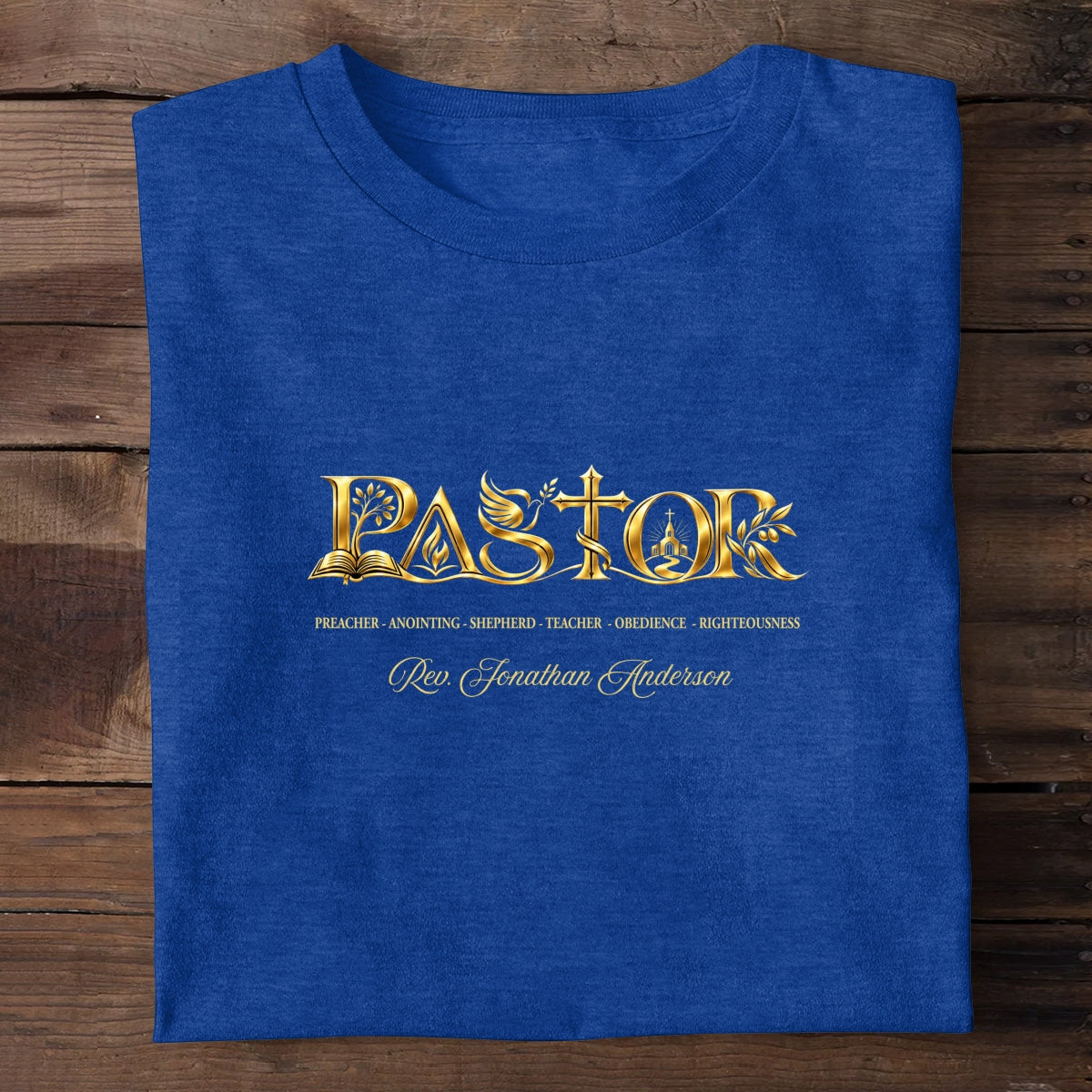 Celebrating A Pastor’s Faithful Life Of Service, Gift For Pastor | Personalized 2D Unisex T-shirt