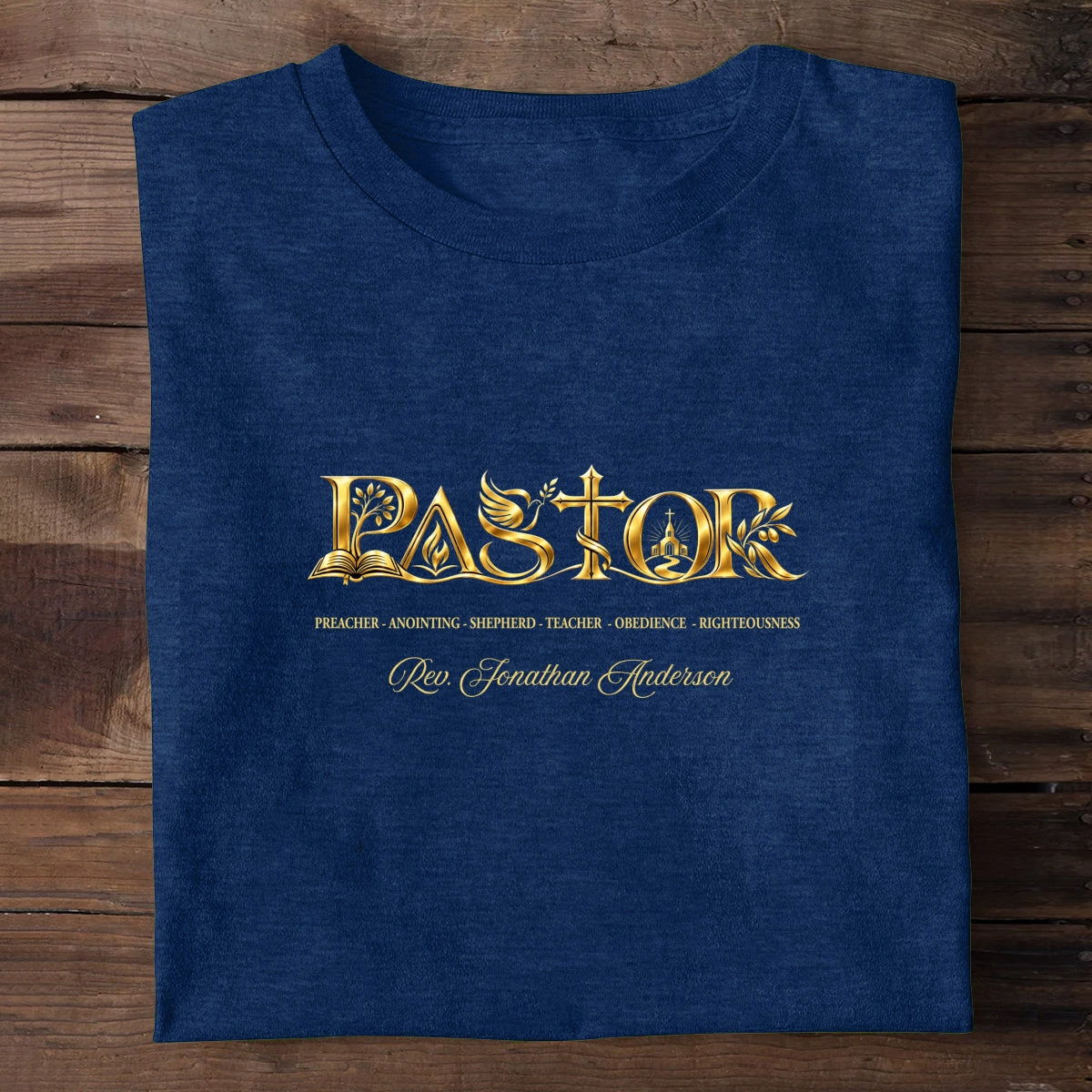 Celebrating A Pastor’s Faithful Life Of Service, Gift For Pastor | Personalized 2D Unisex T-shirt