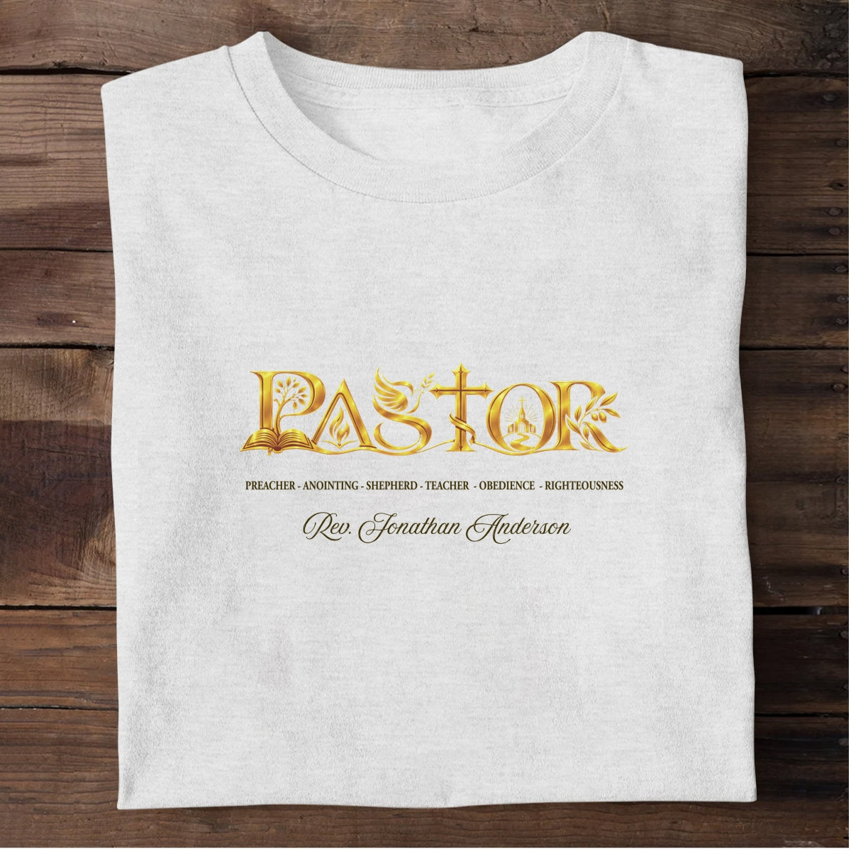 Celebrating A Pastor’s Faithful Life Of Service, Gift For Pastor | Personalized 2D Unisex T-shirt