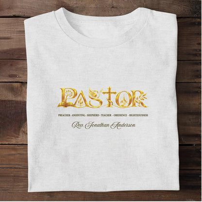 Celebrating A Pastor’s Faithful Life Of Service, Gift For Pastor | Personalized 2D Unisex T-shirt
