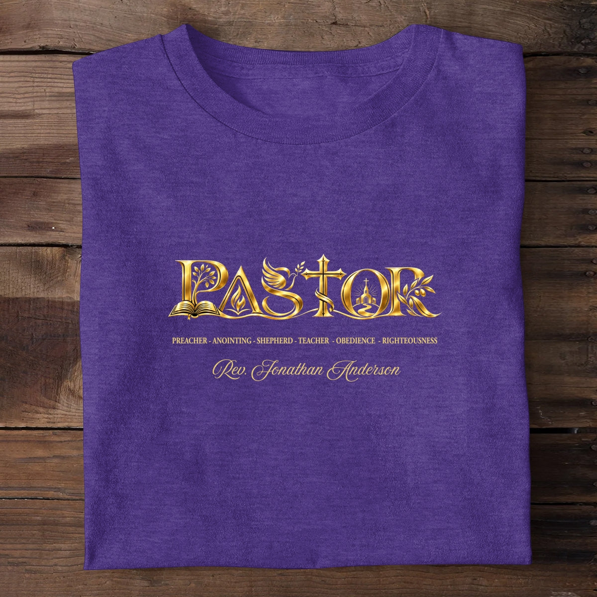 Celebrating A Pastor’s Faithful Life Of Service, Gift For Pastor | Personalized 2D Unisex T-shirt