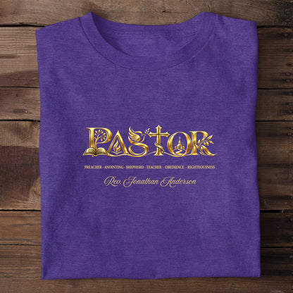 Celebrating A Pastor’s Faithful Life Of Service, Gift For Pastor | Personalized 2D Unisex T-shirt