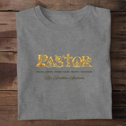 Celebrating A Pastor’s Faithful Life Of Service, Gift For Pastor | Personalized 2D Unisex T-shirt
