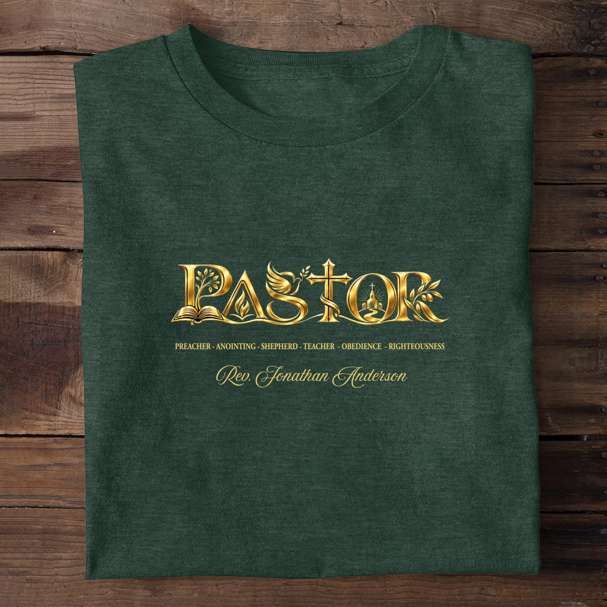 Celebrating A Pastor’s Faithful Life Of Service, Gift For Pastor | Personalized 2D Unisex T-shirt