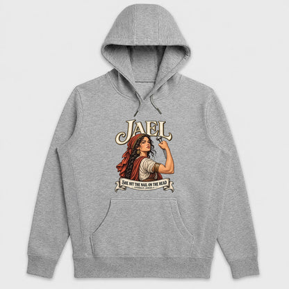 Jael She Hit The Nail On The Head, Gift For Strong Christian Woman | 2D Unisex Hoodie
