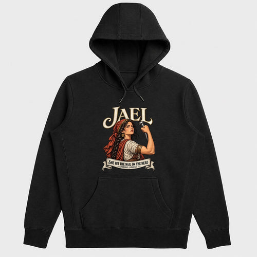 Jael She Hit The Nail On The Head, Gift For Strong Christian Woman | 2D Unisex Hoodie