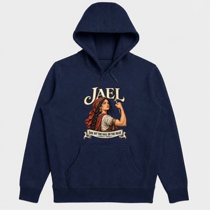 Jael She Hit The Nail On The Head, Gift For Strong Christian Woman | 2D Unisex Hoodie