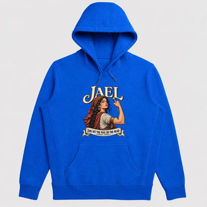 Jael She Hit The Nail On The Head, Gift For Strong Christian Woman | 2D Unisex Hoodie