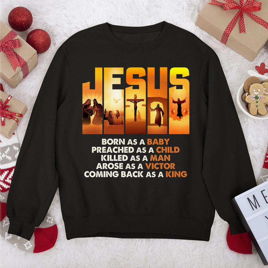 Jesus Arose As A Victor | 2D Unisex Sweatshirt