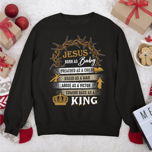 Jesus Killed As A Man | 2D Unisex Sweatshirt