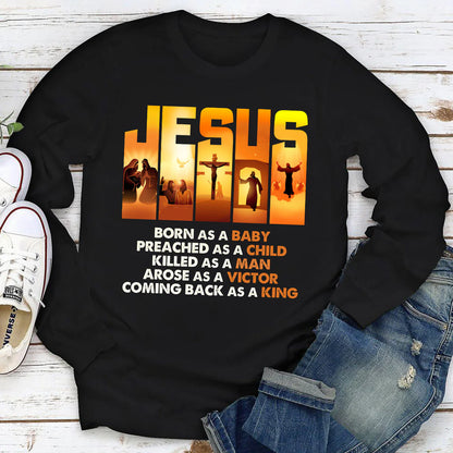 Jesus Preached As A Child | 2D Unisex Long Sleeve