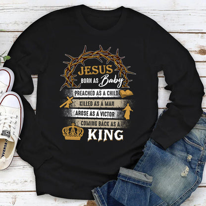 Jesus Preached As A Child | 2D Unisex Long Sleeve