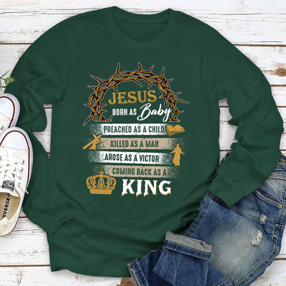 Jesus Preached As A Child | 2D Unisex Long Sleeve