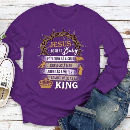 Jesus Preached As A Child | 2D Unisex Long Sleeve