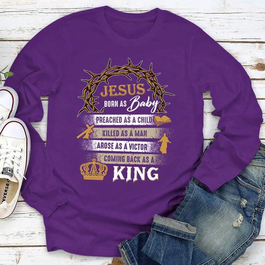 Jesus Preached As A Child | 2D Unisex Long Sleeve