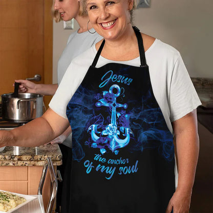 Jesus The Anchor Of My Soul - Apron With Neck Strap