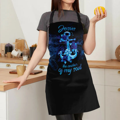 Jesus The Anchor Of My Soul - Apron With Neck Strap