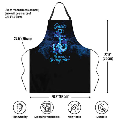 Jesus The Anchor Of My Soul - Apron With Neck Strap