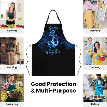 Jesus The Anchor Of My Soul - Apron With Neck Strap