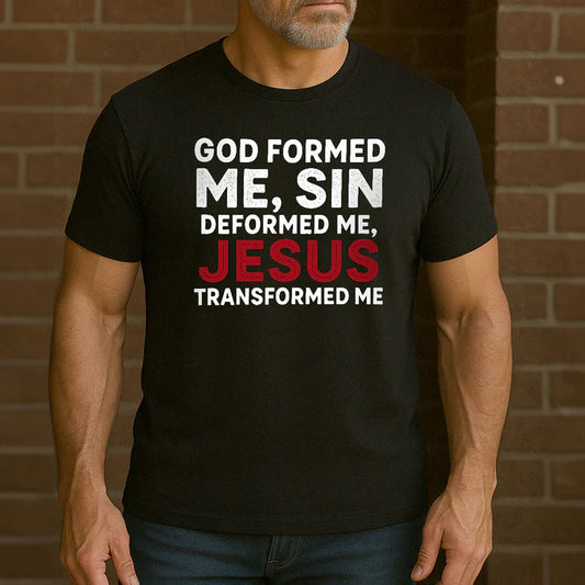 Jesus Transformed Me  | 2D Unisex T-shirt