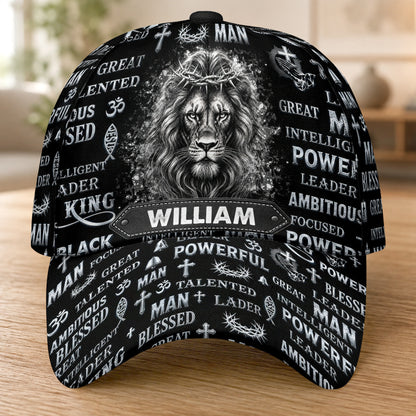 God Says I Am Black Man, Gift For Men | Personalized Classic Cap
