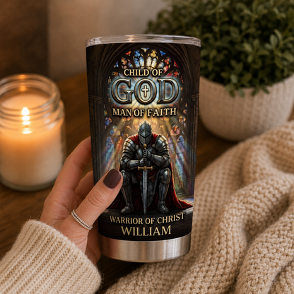 Jesus Is My Savior, Christian Gift | Personalized Stainless Steel Tumbler