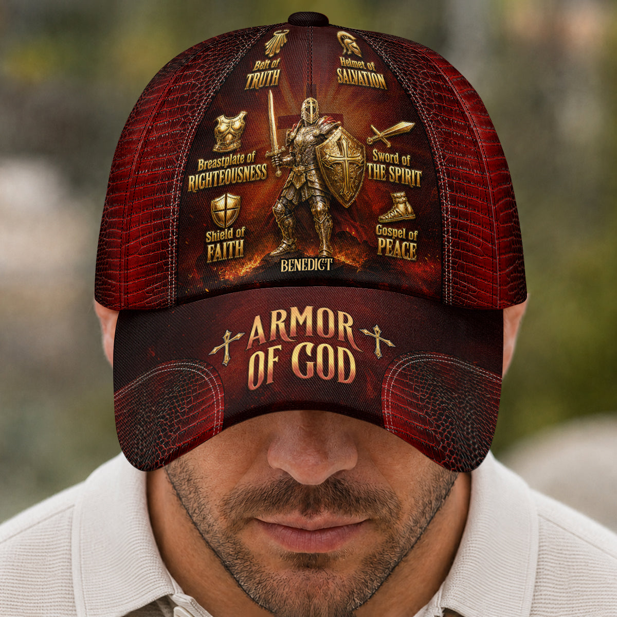 Armor Of God, Gift For Men  | Personalized Classic Cap