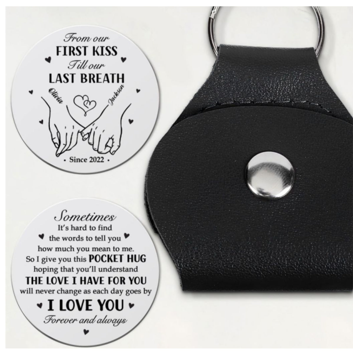 I Love You Forever And Always, Gift For Loved One | Personalized Pocket Hug