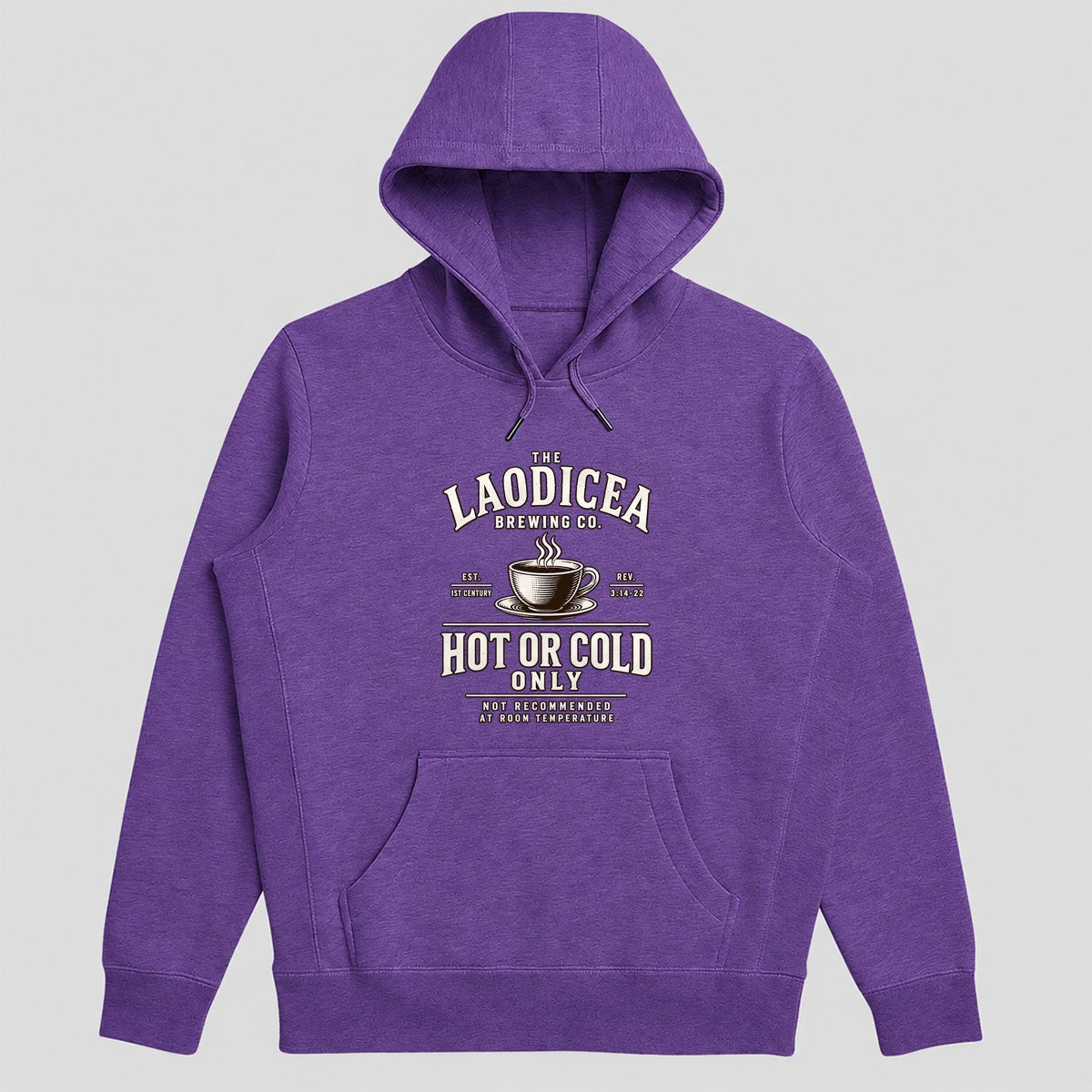 Laodicea Brewing Co Hot Or Cold Only, Gift For Coffee Lover | 2D Unisex Hoodie