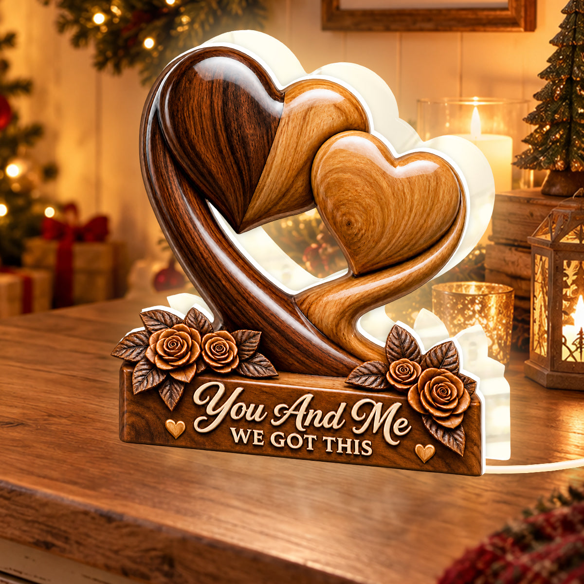 You And Me We Got This, Gift For Loved One - Personalized Light Box