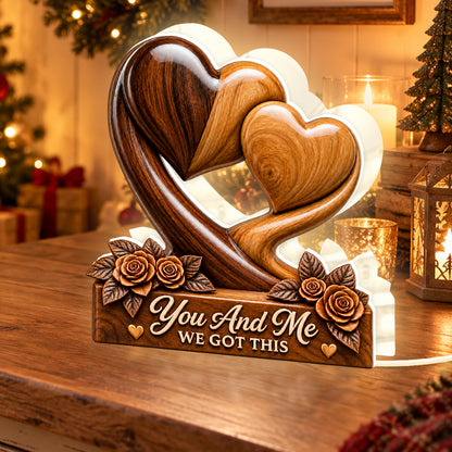 You And Me We Got This, Gift For Loved One - Personalized Light Box