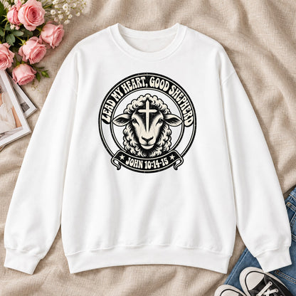 Lead My Heart Good Shepherd, Gift For Christian Pastor - 2D Unisex Sweatshirt