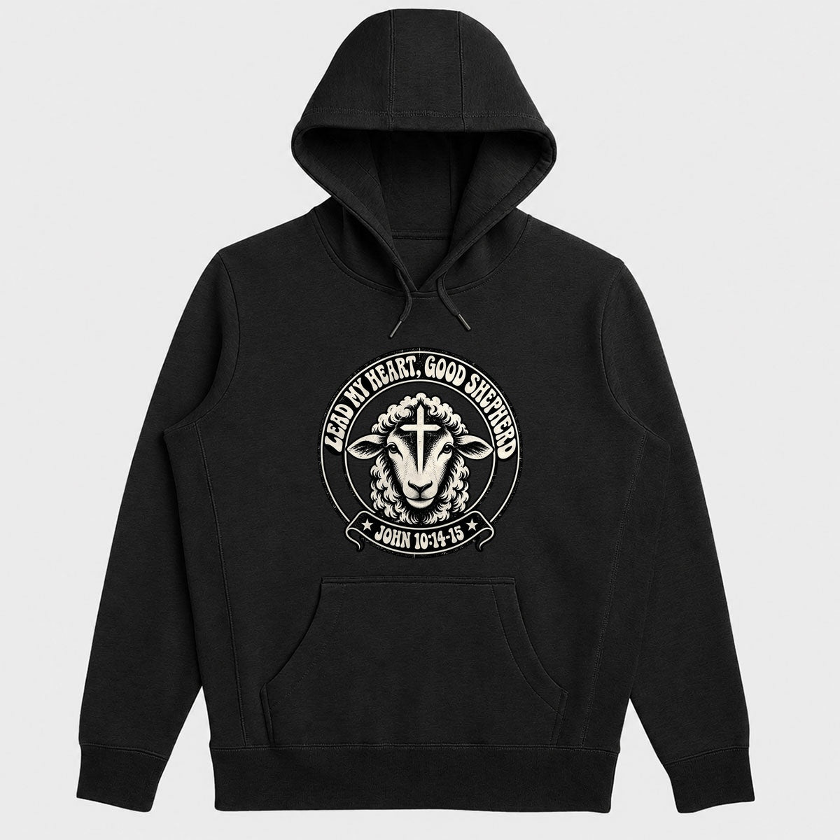 Lead My Heart Good Shepherd, Gift For Christian Women - 2D Unisex Hoodie