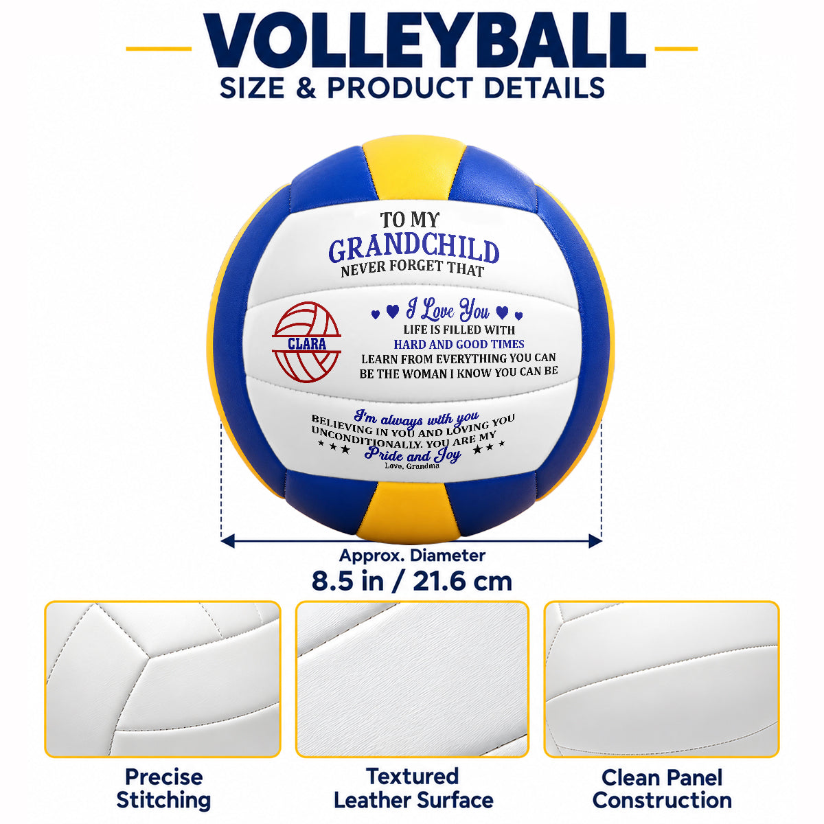 Believe In You, Gift For Loved One | Personalized Volleyball