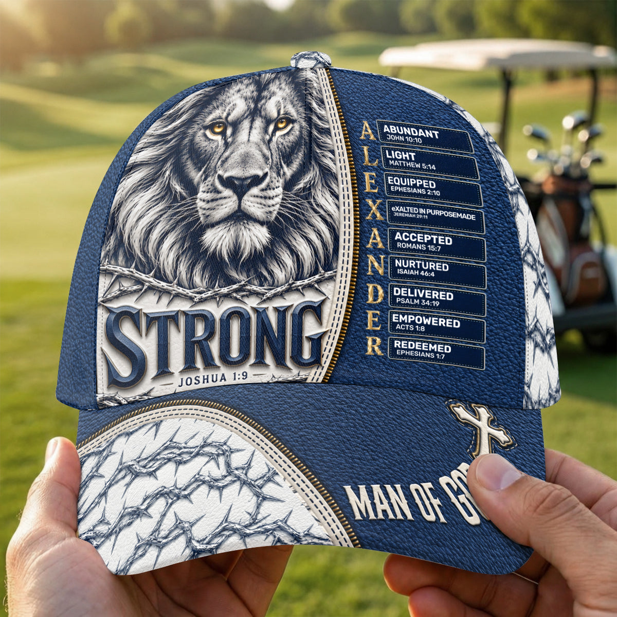 Man Of God, Gift For Men | Personalized Classic Cap