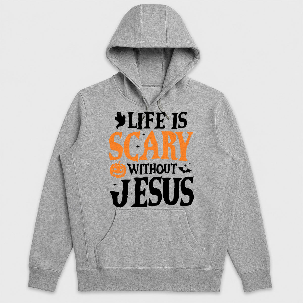 Life Is Scary Without Jesus, Gift For Loved One - 2D Unisex Hoodie