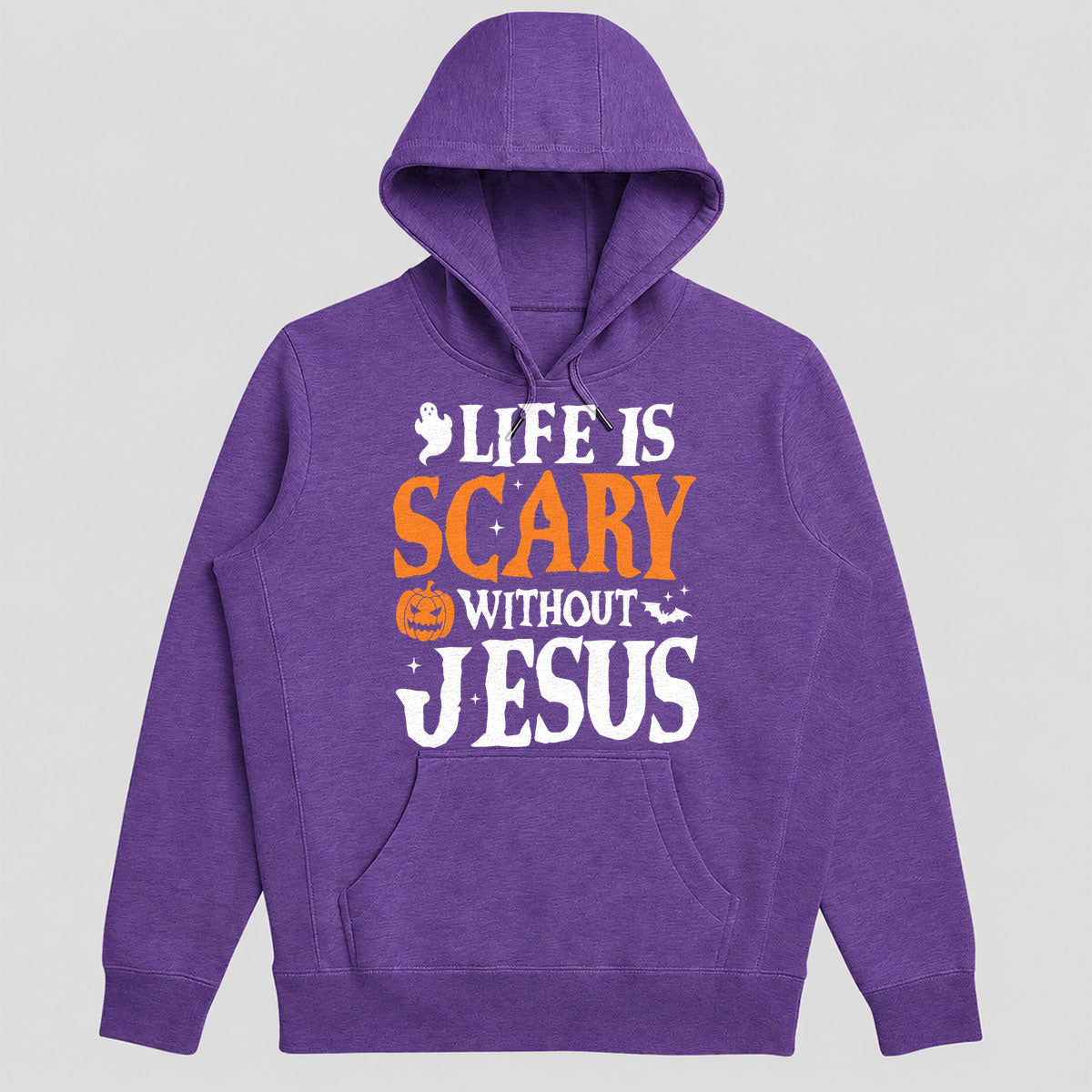 Life Is Scary Without Jesus, Gift For Loved One - 2D Unisex Hoodie