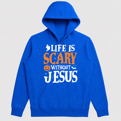 Life Is Scary Without Jesus, Gift For Loved One - 2D Unisex Hoodie