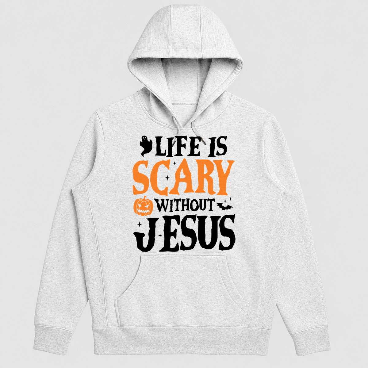 Life Is Scary Without Jesus, Gift For Loved One - 2D Unisex Hoodie