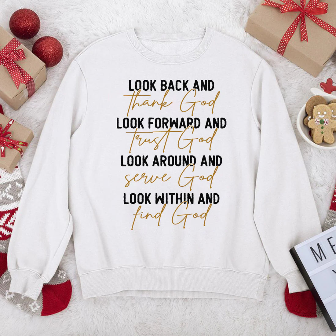 Look Within And Find God | 2D Unisex Sweatshirt