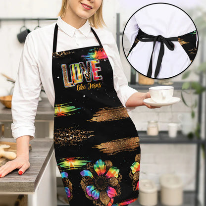 Love Like Jesus  - Apron With Neck Strap