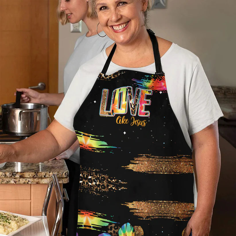 Love Like Jesus  - Apron With Neck Strap