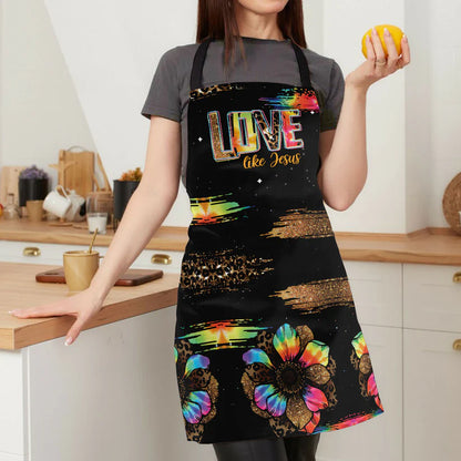 Love Like Jesus  - Apron With Neck Strap