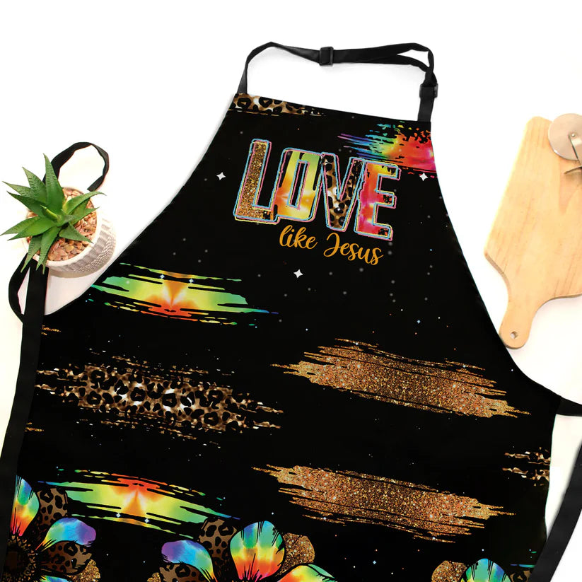 Love Like Jesus  - Apron With Neck Strap
