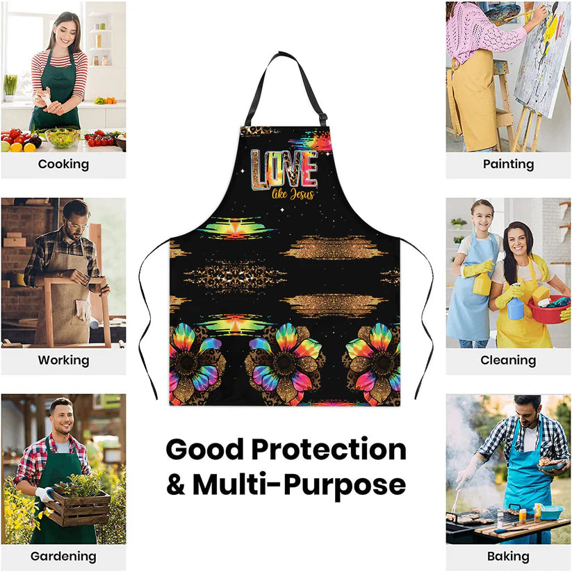 Love Like Jesus  - Apron With Neck Strap