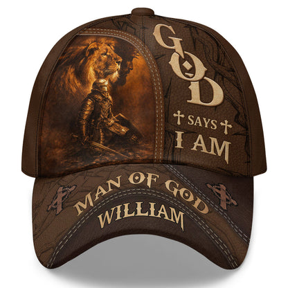 God Says I Am | Personalized Classic Cap